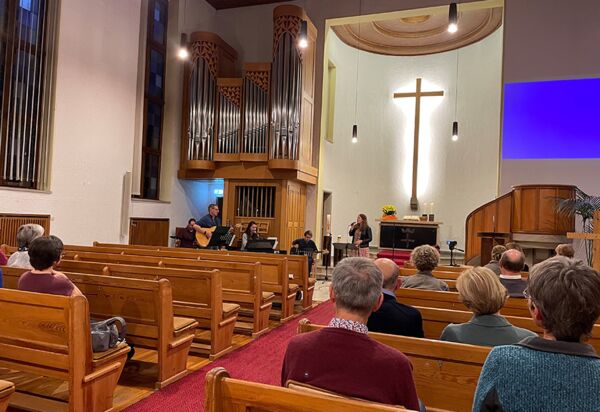 Während des SoulFood-Gottesdiensts