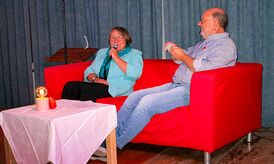 Bischöfin i.R. Rosemarie Wenner im Gespräch beim Nachtcafé